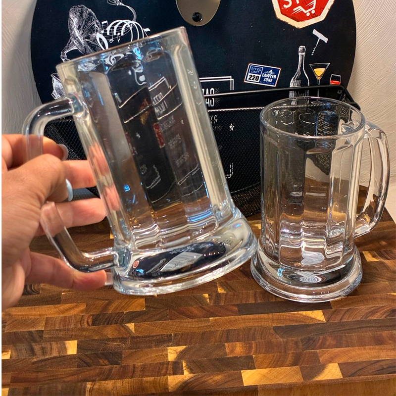 Pack 2 Vasos Cerveceros De Vidrio 500ml 2 De Jarra Cerveza