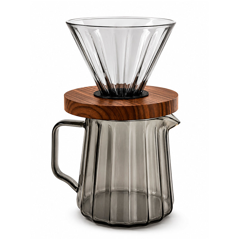 Cafetera De Vidrio Por Goteo + Jarra 600ml Filtro Reusable