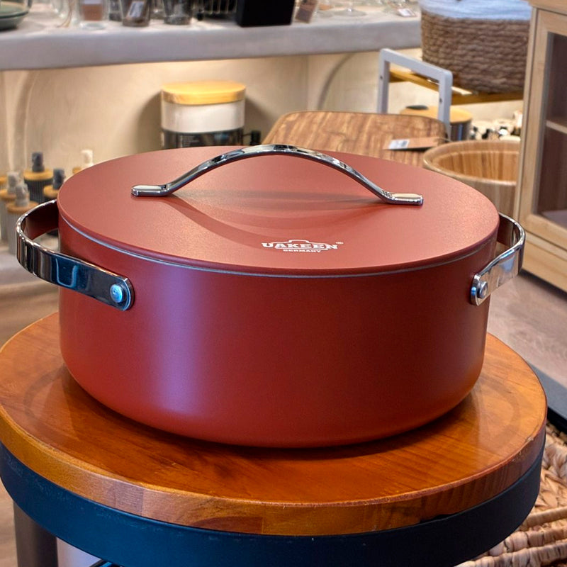 Juego De Ollas Anti Adherente Bateria De Cocina 8 Piezas