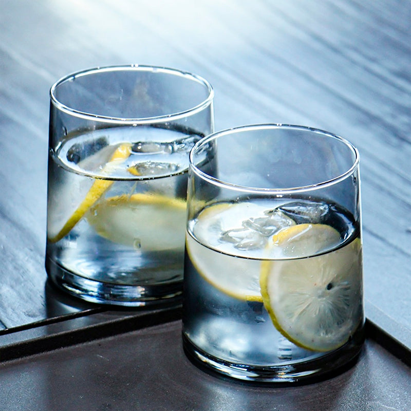 Juego de Jarra De Vidrio Elegante Con Tapa y 6 Vasos