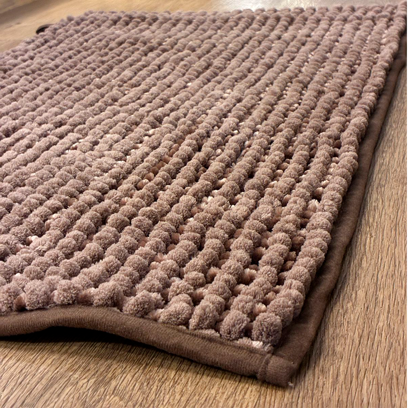 Tapete Alfombrilla De Baño Absorbente Piso Tina Ducha Dormitorio Unicolor