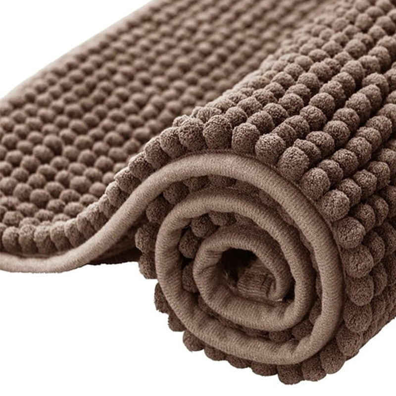 Tapete Alfombrilla De Baño Absorbente Piso Tina Ducha Dormitorio Unicolor
