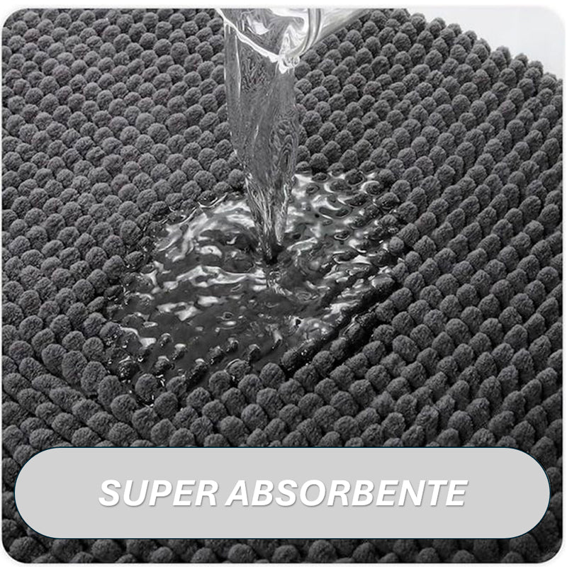 Tapete Alfombrilla De Baño Absorbente Piso Tina Ducha Dormitorio Unicolor