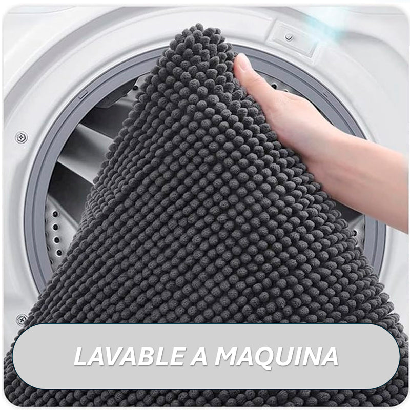 Tapete Alfombrilla De Baño Absorbente Piso Tina Ducha Dormitorio Unicolor