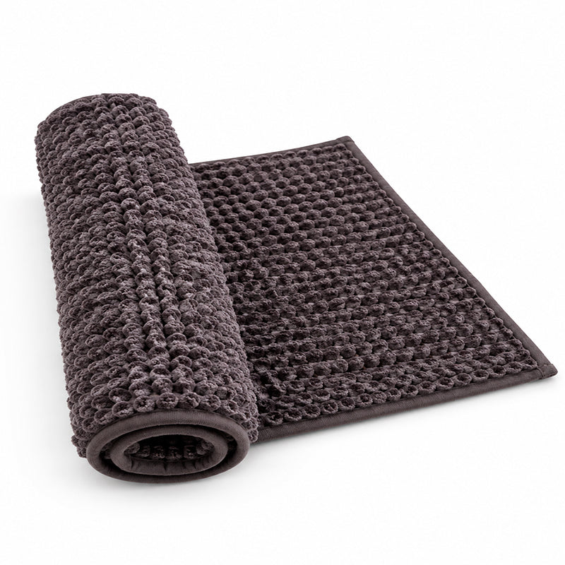 Tapete Alfombrilla De Baño Absorbente Piso Tina Ducha Dormitorio Unicolor
