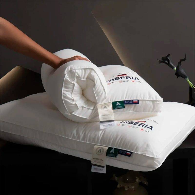Almohada Cervical Poliéster Suave y Transpirable Tamaño Mediano 50x70cm