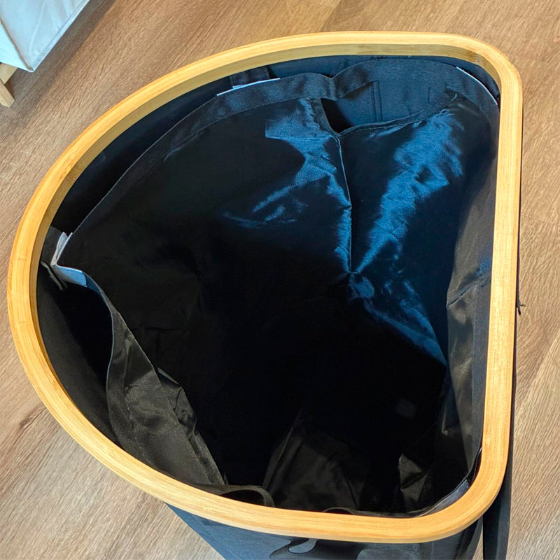 Cubo Basura Plegable Cesto de Reciclaje para Interiores con Bolsa Reutilizable