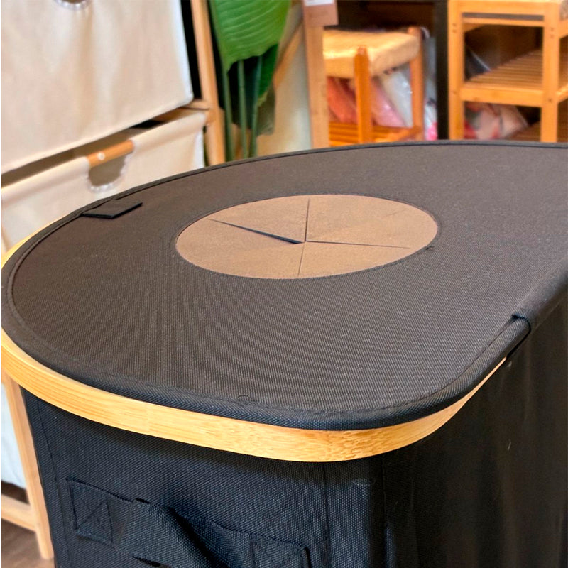 Cubo Basura Plegable Cesto de Reciclaje para Interiores con Bolsa Reutilizable