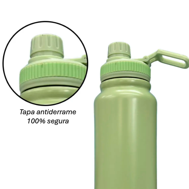 Termo Vaso Termico 1000 ml Acero Inoxidable Antiderrame