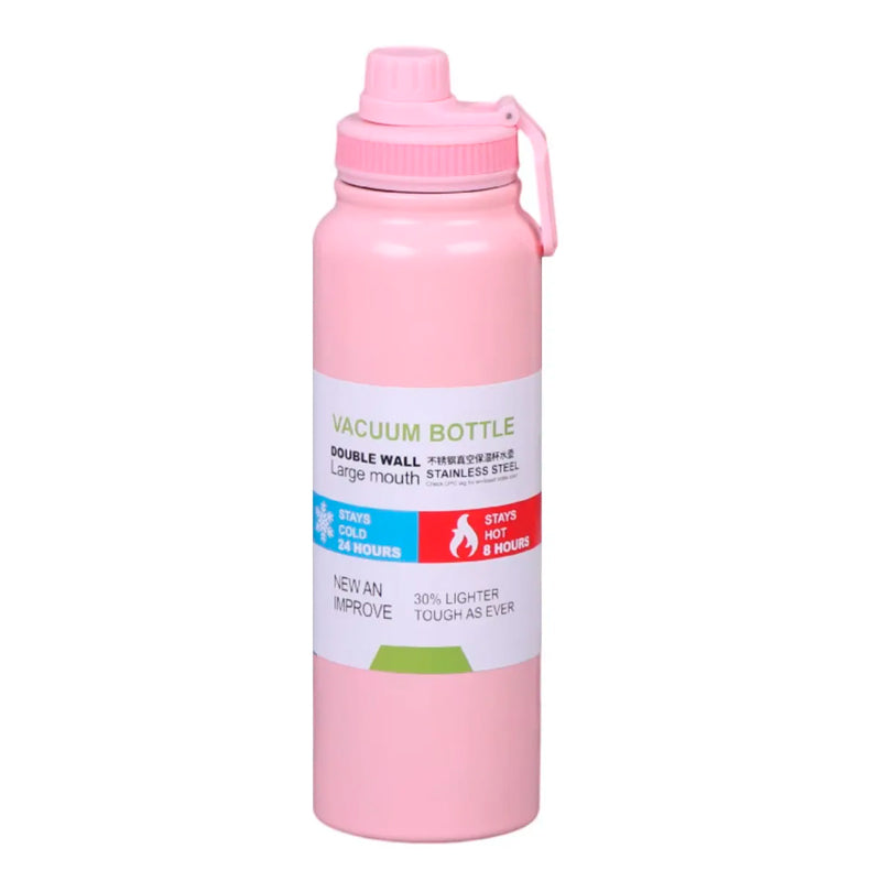Termo Vaso Termico 1000 ml Acero Inoxidable Antiderrame