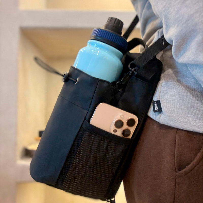 Bolsa Magnética Unisex para Gimnasio Correa Ajustable Soporte de Botella de Agua