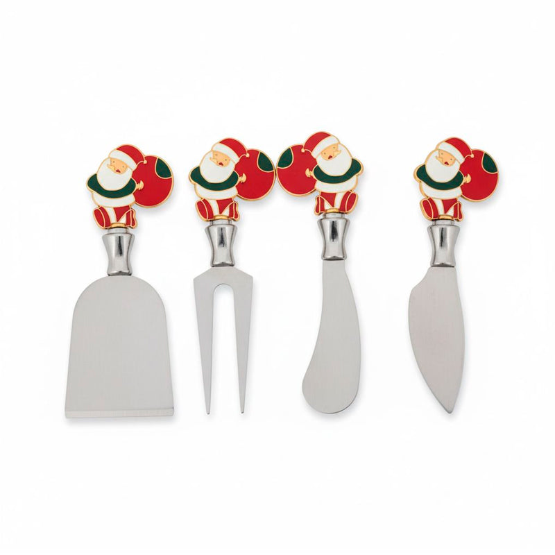 Set de Utensilios Navideños para Queso Cuchilleria para Queso Acero Inoxidable
