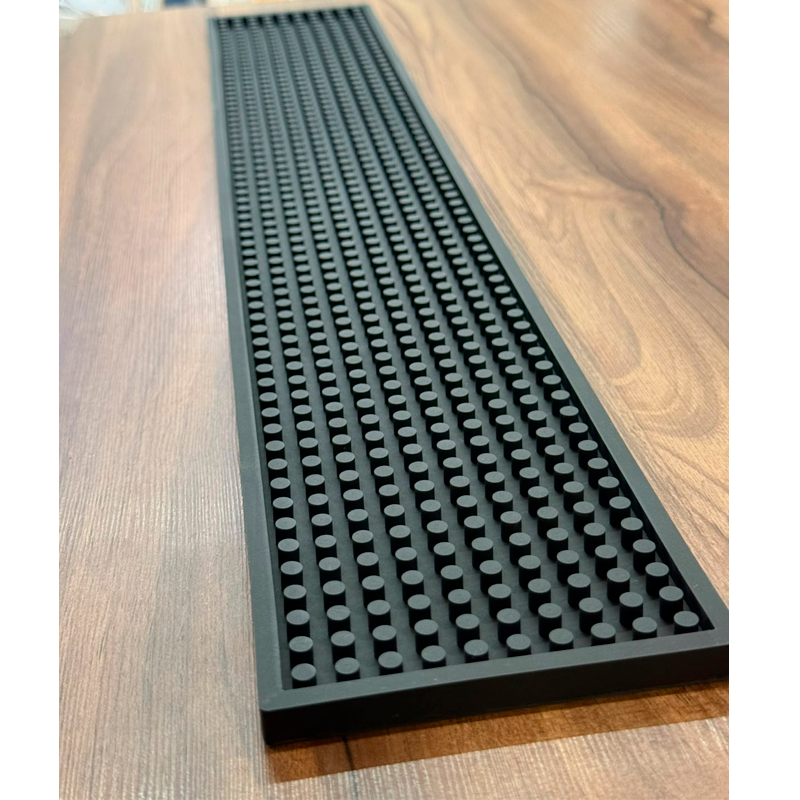 Tapete De Goma Antideslizante De Barra Antiderrame 60x10cm Unidad