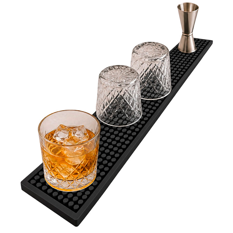 Tapete De Goma Antideslizante De Barra Antiderrame 60x10cm Unidad