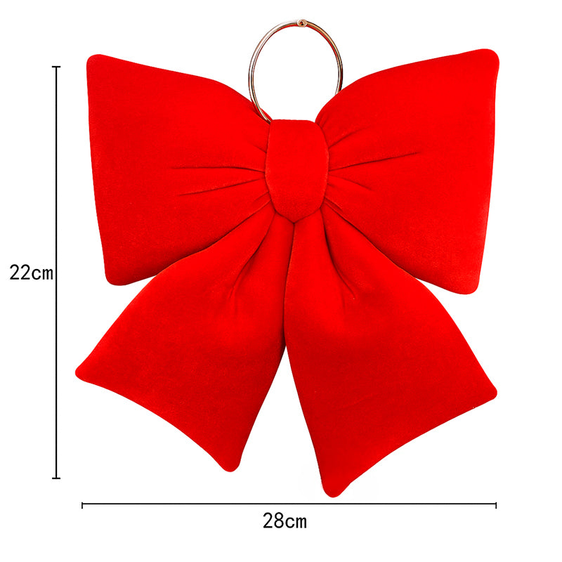 Lazos Terciopelo Para Decoración Árbol Navidad 22x28cm