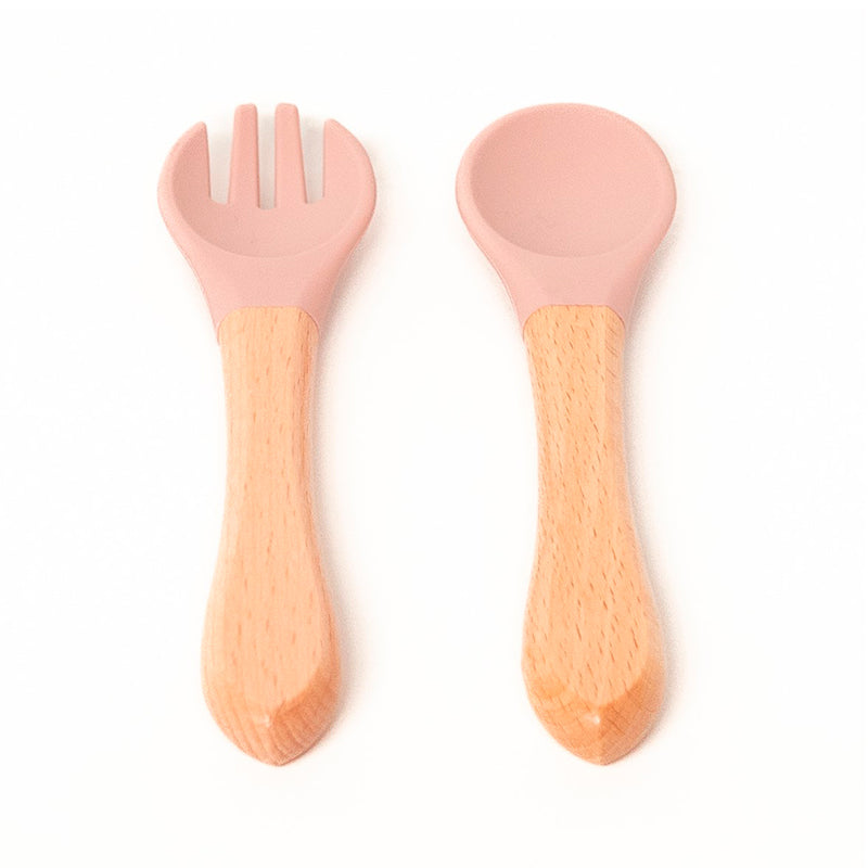 Set De Alimentación Silicona Dividida Con Ventosa Bebés 6pcs Azul Petróleo
