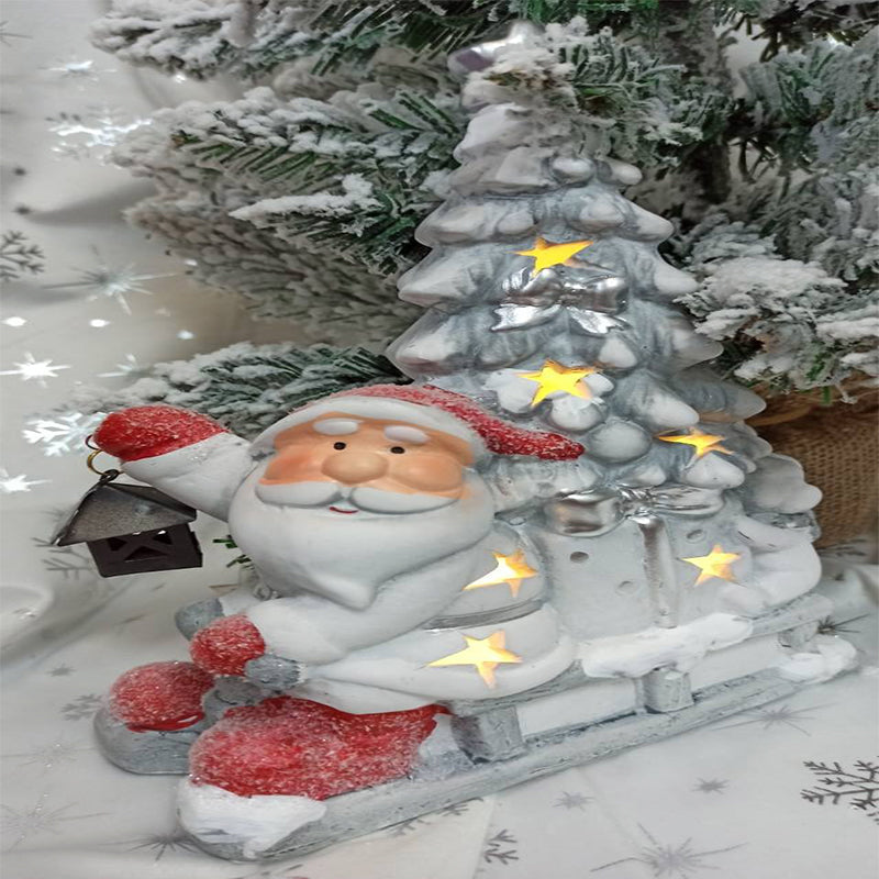 Adorno De Pascua Para El Arbolito De Navidad Pascuero Luces