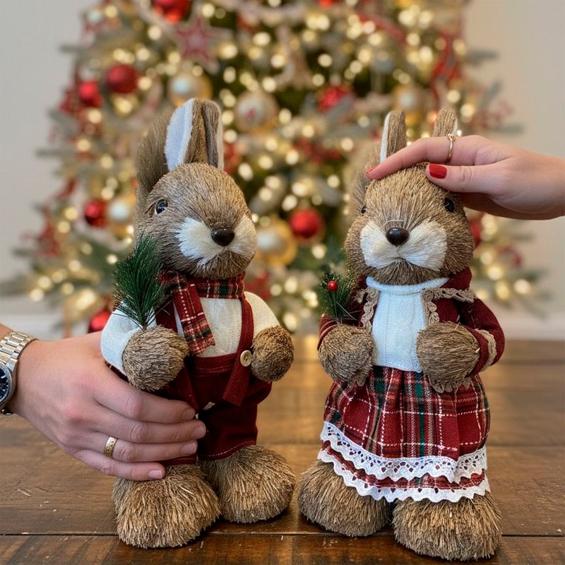 Ardillas Muñeco De Navidad Decoracion Navideña Arbol
