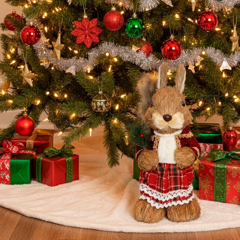 Ardillas Muñeco De Navidad Decoracion Navideña Arbol