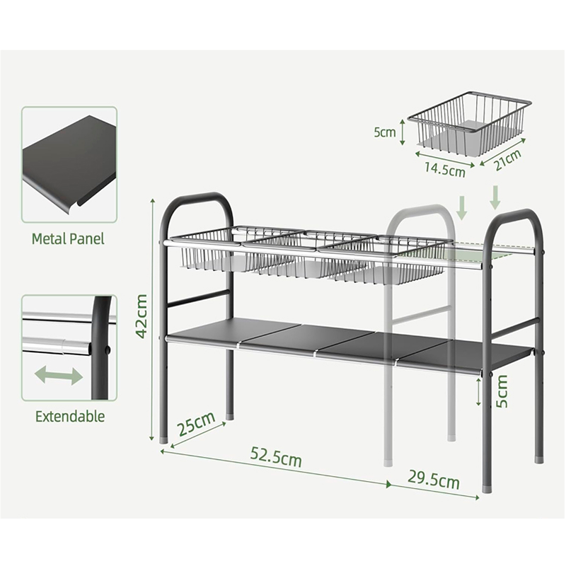 Rack Cocina Debajo Del Fregadero Organizador Modular Armable