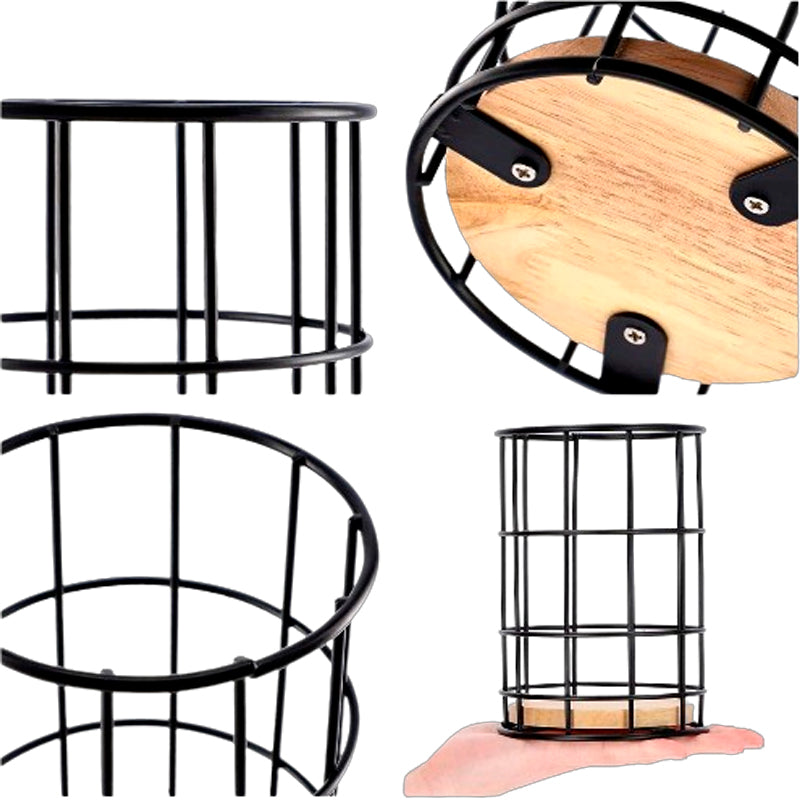 Organizador Porta Cubiertos Soporte para Utensilios Rack Circular Cocina