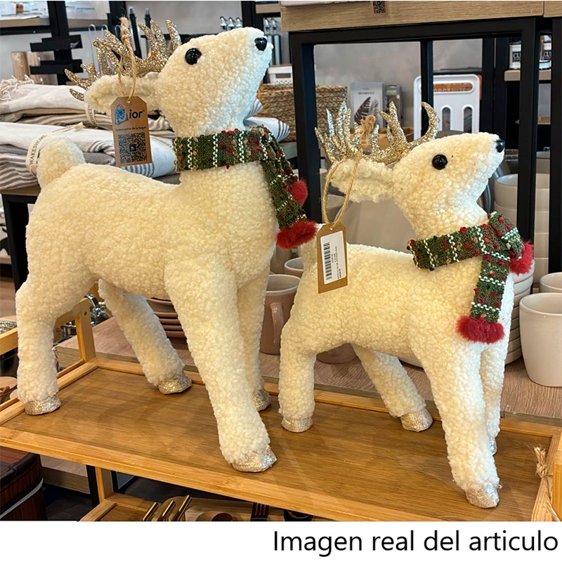 Adorno Para Arbol De Navidad Reno Pascuero Peluche Navideño