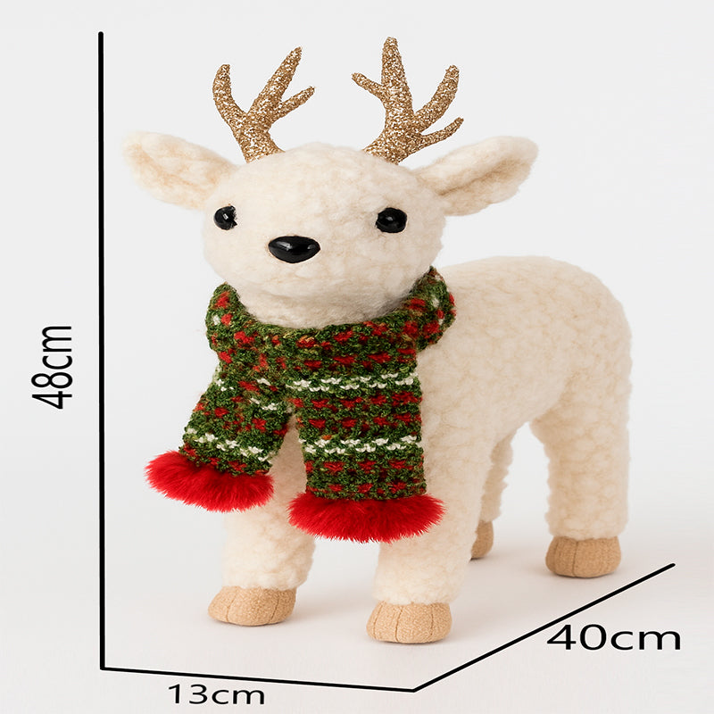 Adorno Para Arbol De Navidad Reno Pascuero Peluche Navideño