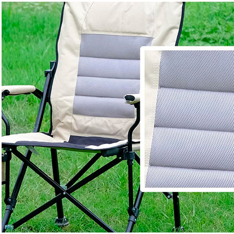 Silla Plegable De Playa Camping Picnic Porta Vasos Portátil