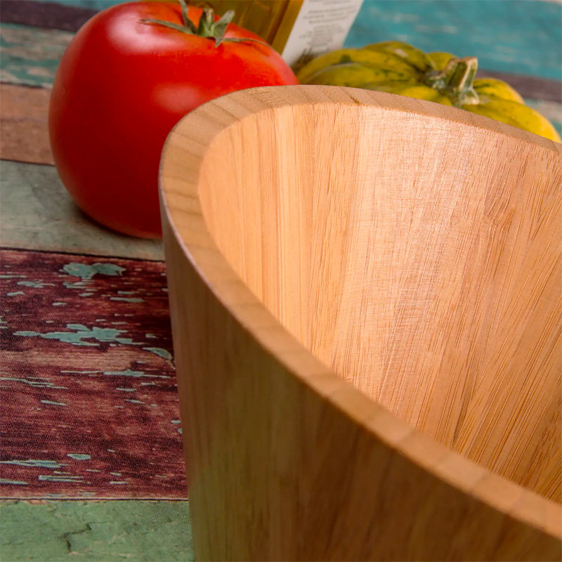 Bowls Cuenco Bambu Natural Ensaladera 27cm