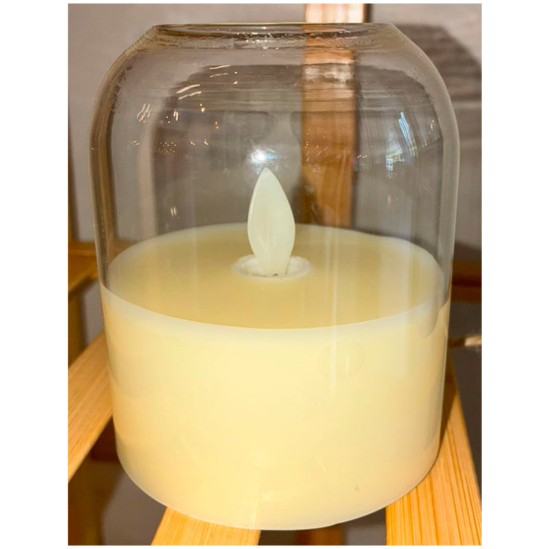 Vela Led De Navidad Sin Llama Lampara Decorativa Pilas / Usb Blanco