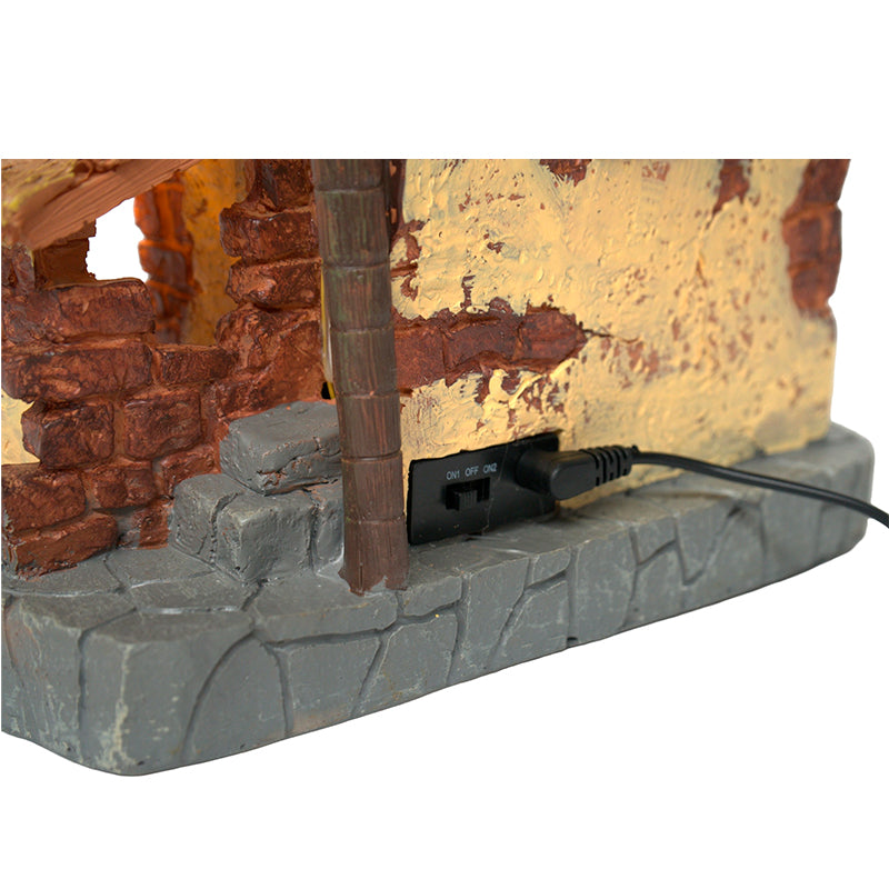 Adorno De Pesebre Con Luz Musica Y Movimiento Deco Navidad