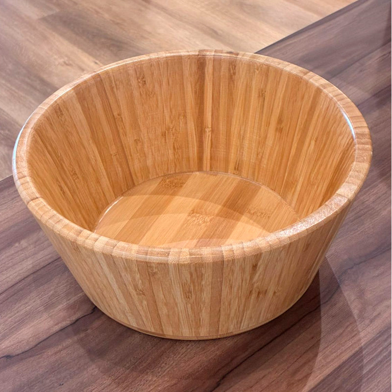 Bowls Cuenco Bambu Natural Ensaladera 27cm
