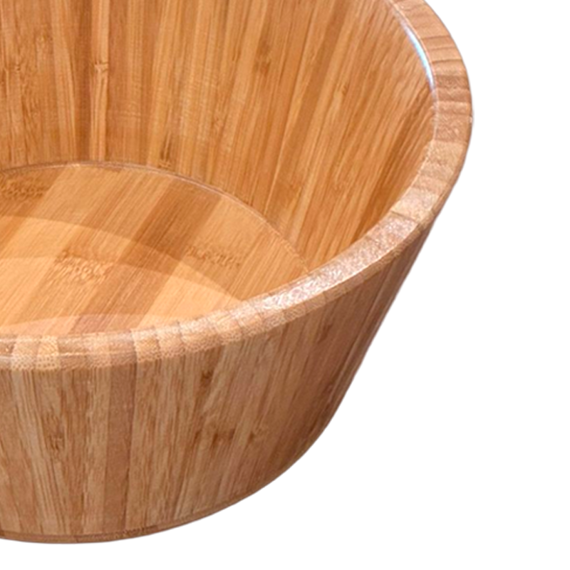 Bowls Cuenco Bambu Natural Ensaladera 27cm