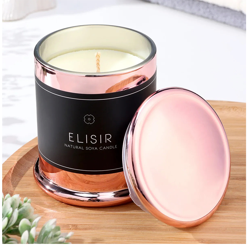 Vela Aromatica De Lujo 100% Aroma Intenso Vainilla Wakeshome