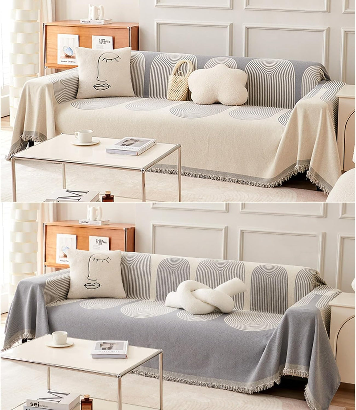 Manta Cubresofá Frazada Premium De Living Dormitorio Sillon 180x230cm