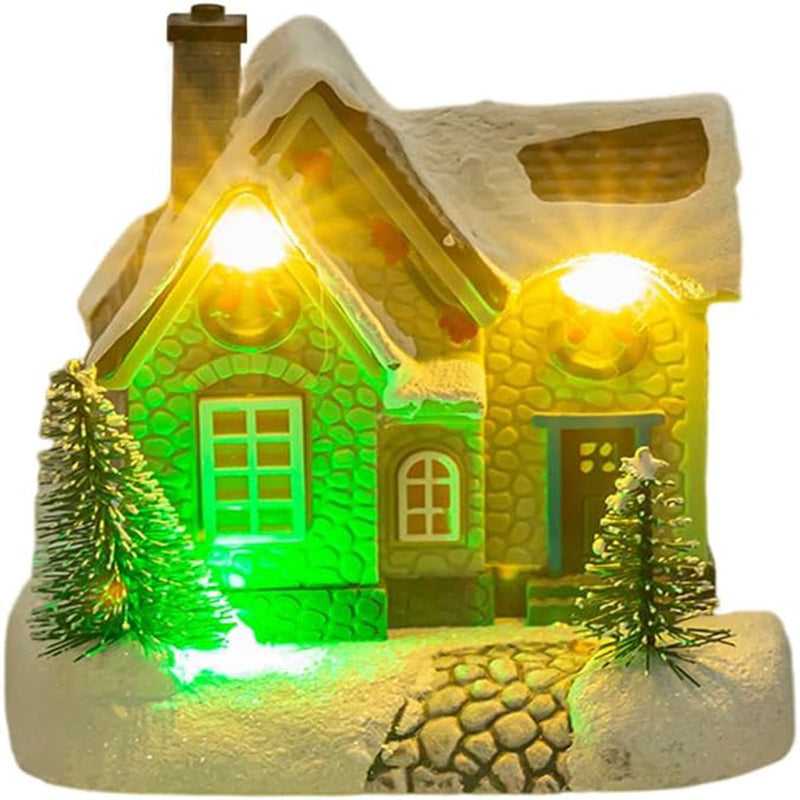 Casita Adorno De Navidad Decoracion De Pascua Para Arbolito