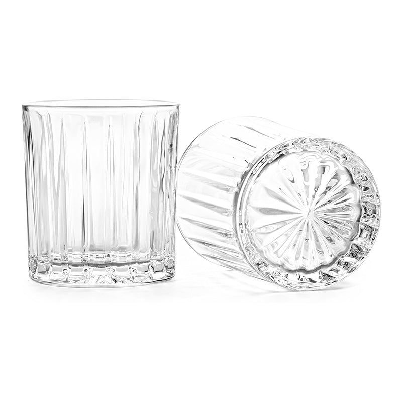 Set 6 Vasos Whisky Timeless Vaso Whiskero Old Fashion 320ml Transparente
