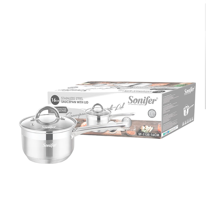 Olla Cacerola Acero Inoxidable 16cm Wakeshome