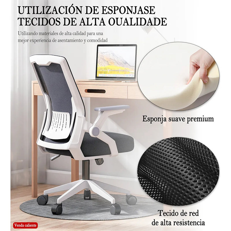 Silla Ergonomica Oficina Soporte Lumbar Ajustable Giratorio