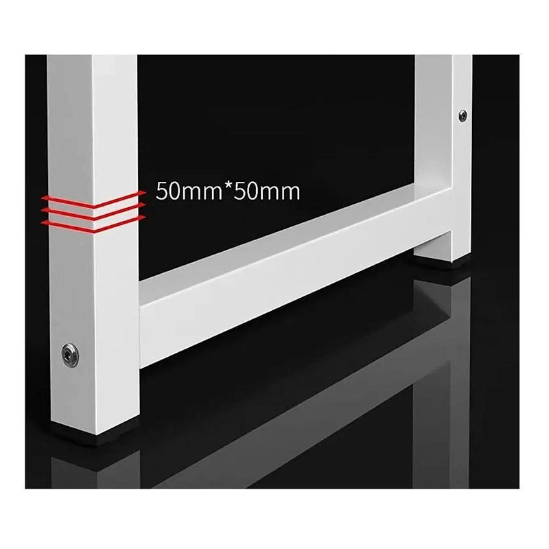 Escritorio De Oficina Grande Mesa De Estudio Moderna Gamer Bambú