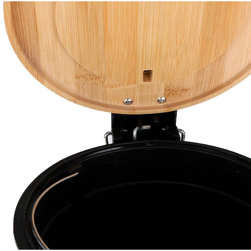 Cubo De Basura De Acero Inoxidable 5 Litros Basurero Pedal Baño Cocina