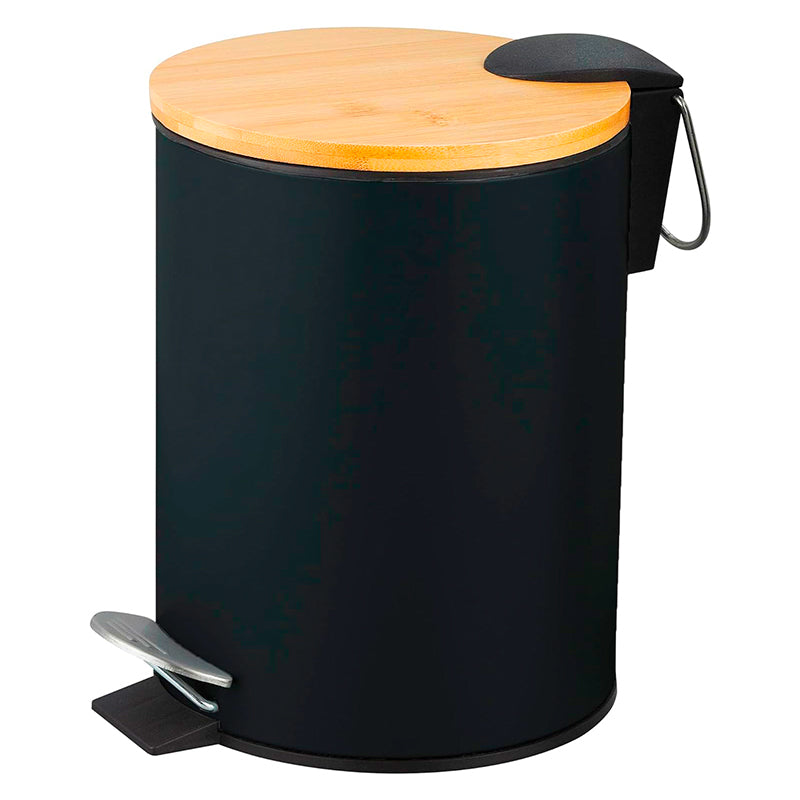 Cubo De Basura De Acero Inoxidable 5 Litros Basurero Pedal Baño Cocina
