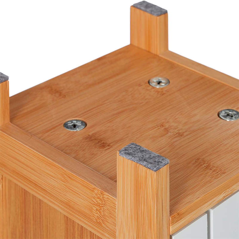 Porta Confort Soporte Papel Baño Armario Con Puerta Pequeño Blanco