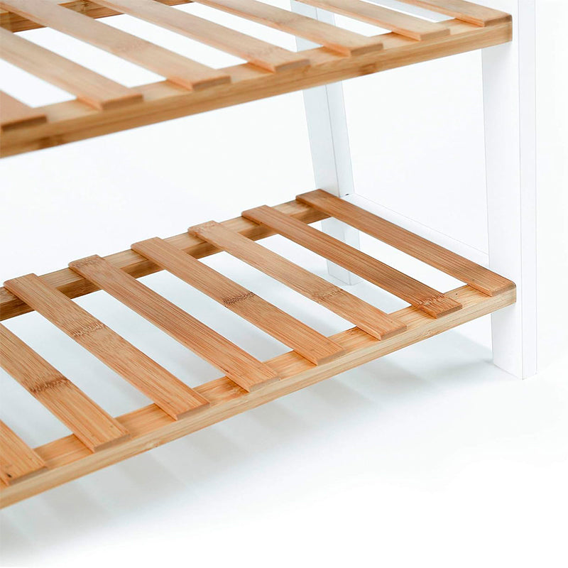 Estante Organizador De Bambu Mueble De Lujo Para Cocina Baño 3 Niveles | Alto 55cm