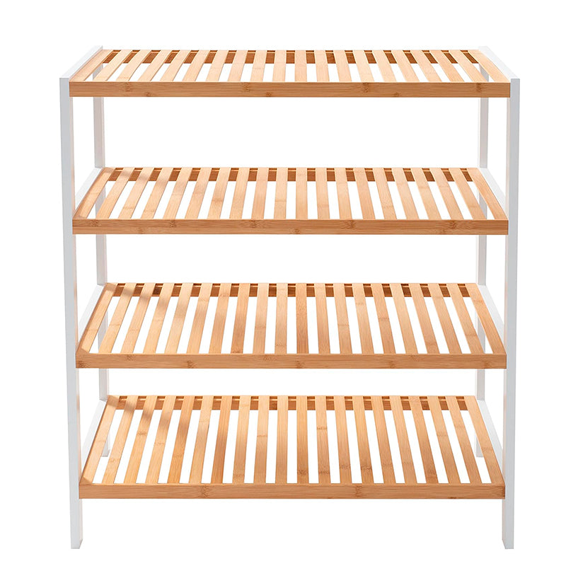 Estante Organizador De Bambu Mueble De Lujo Para Cocina Baño 4 Niveles | Alto 55cm