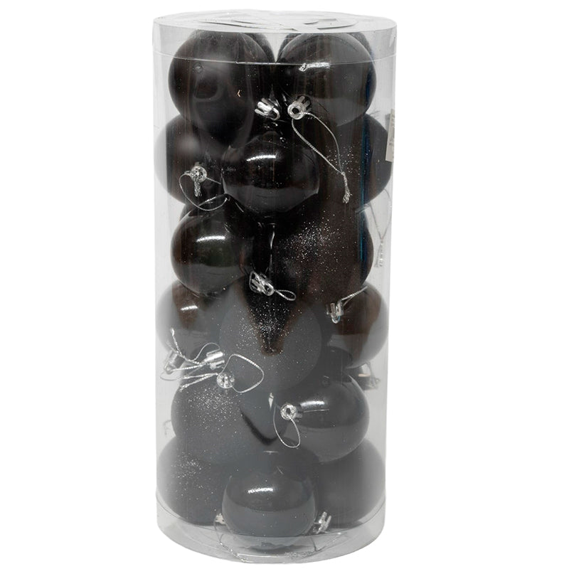 24 Esferas Navideña 6cm Bambalinas Adornos Arbolito Navidad