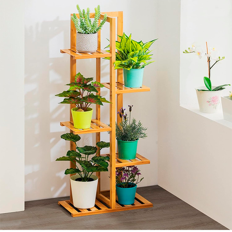 Soporte para Plantas de 5 Niveles y 7 Niveles Estante Organizador de Macetas
