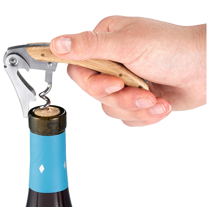 Set 4 Piezas De Abridor De Botellas De Vino Con Caja