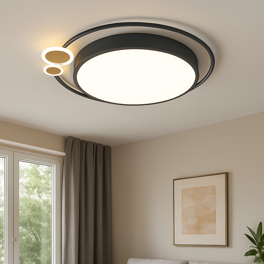 Lampara De Techo Moderna Para Habitacion Del Hogar Luz Blanca, Luz Neutra & Luz Calidad Luz Led Wakeshome