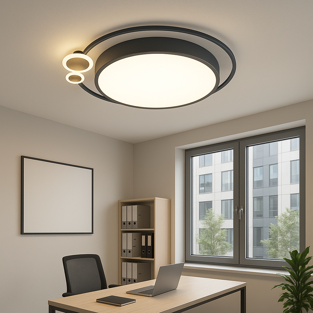 Lampara De Techo Moderna Para Habitacion Del Hogar Luz Blanca, Luz Neutra & Luz Calidad Luz Led Wakeshome